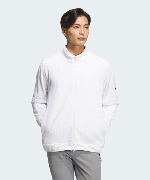アディダスゴルフ◆ダブルジップ 撥水ジャケット◆ホワイト Sサイズ セール】JP SMU ジャケット【adidas Golf/アディダスゴルフ】（その他