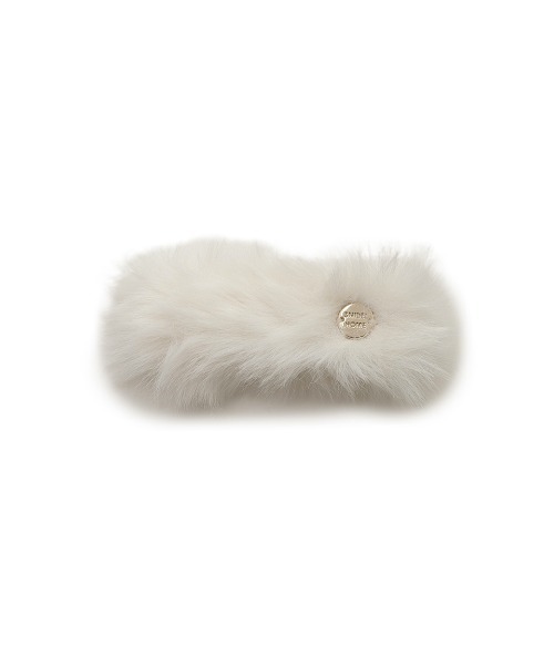 SNIDEL HOME(スナイデルホーム)の「ファーヘアピン(ヘアピン・レディース・チャコールグレー/ピンク/ホワイト/ミント・F)」の10枚目の写真