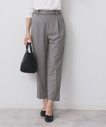 index | 《丈が選べる》ストレッチテーパードパンツ/セットアップ対応【洗濯機OK/イージーアイロン】(その他パンツ)