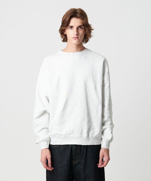 フレンチテリー ディストレスト クルーネック（スウェット）｜MONKEY