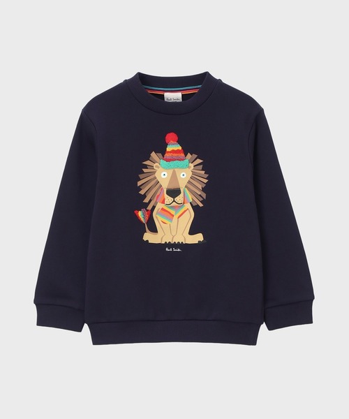ポールスミス　虎　刺繍　トレーナー　スウェット セール】ボーイズ ライオンギミック スウェット / 893169 3553214
