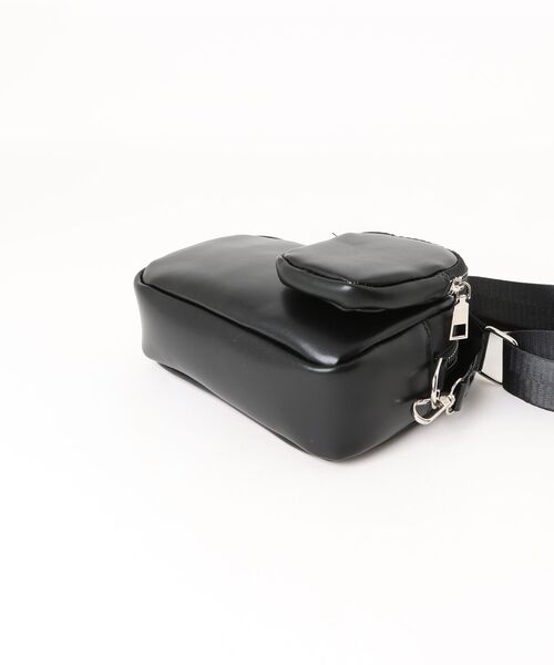 Burner(バーナー)の「【OKUOKU 0909】ミニポーチ付き ショルダーバッグ oku-bag-8-22【RBTS】(ショルダーバッグ・レディース・ブラック・FREE)」の3枚目の写真