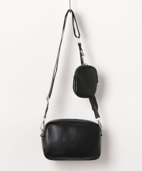 Burner(バーナー)の「【OKUOKU 0909】ミニポーチ付き ショルダーバッグ oku-bag-8-22【RBTS】(ショルダーバッグ・レディース・ブラック・FREE)」の7枚目の写真