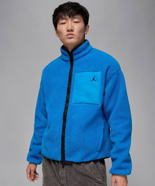 JORDAN BRAND(ジョーダンブランド)の「JORDAN BRAND M J FLT MTNSIDE SHERPA / ジョーダン ブランド ジョーダン FLT MTNSIDE シェルパ / NIKE【SP】(その他アウター・メンズ・ブルー/ブラック・XL/L/M/S/XXL)」の2枚目の写真