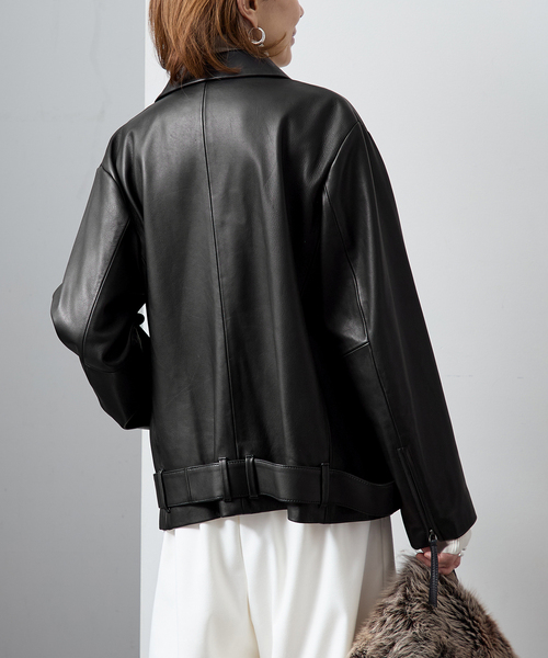 イエナ　ライダースジャケット SLOBE IENA（スローブイエナ） ライダースジャケット 36 ブラック