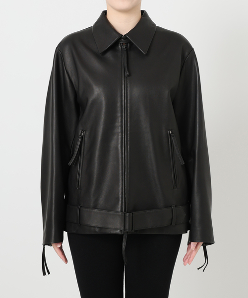 レザージップブルゾン（ライダースジャケット）｜VERMEIL par iena