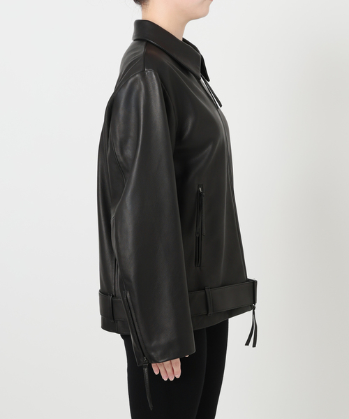 レザージップブルゾン（ライダースジャケット）｜VERMEIL par iena