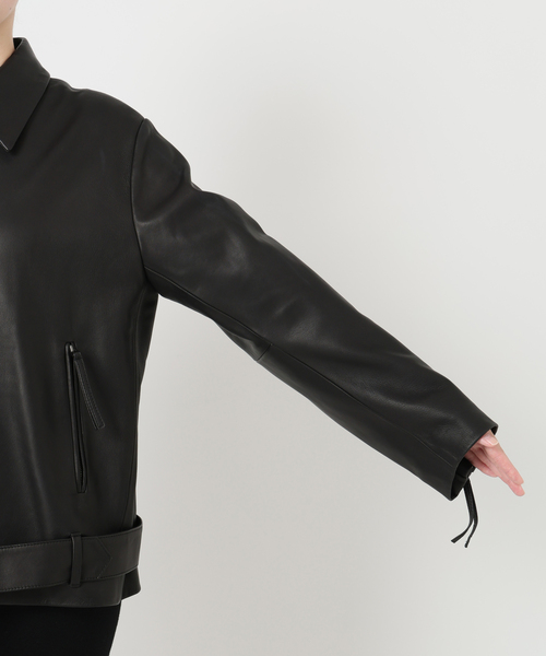 レザージップブルゾン（ライダースジャケット）｜VERMEIL par iena