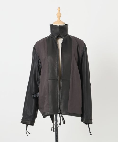 レザージップブルゾン（ライダースジャケット）｜VERMEIL par iena