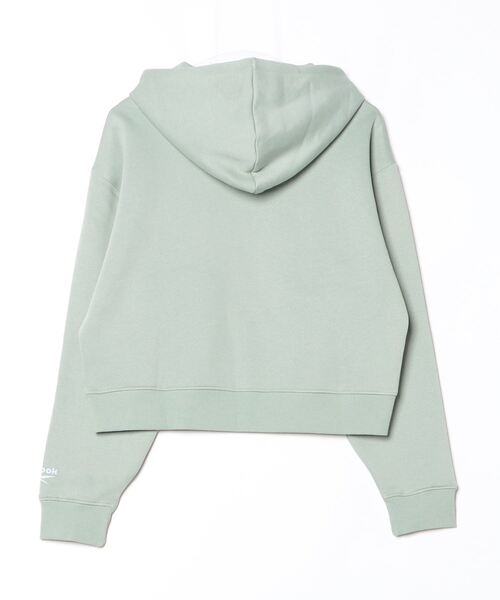 Reebok(リーボック)の「バーシティー ロゴ フーディー / SHEKIRA VARSITY HOODY(パーカー・レディース・グリーン/オフホワイト/ブラック・MEDIUM/SMALL/X-SMALL)」の12枚目の写真