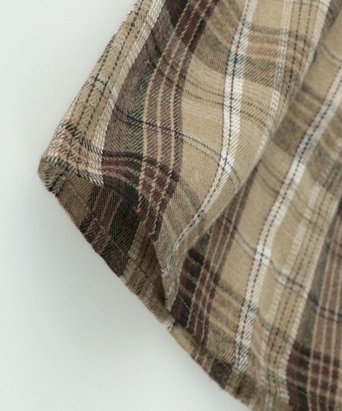 BRANSHES（ブランシェス）の「チェック柄ワンピース（ワンピース・キッズ・レッド/ブラウン・140/150/130/80/100/90/110/120）」の15枚目の写真