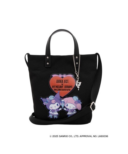 ANNA SUI(アナスイ)の「ANNA SUI × MY MELODY & KUROMI ミニショルダー(ショルダーバッグ・レディース・ブラック・FREE)」の1枚目の写真