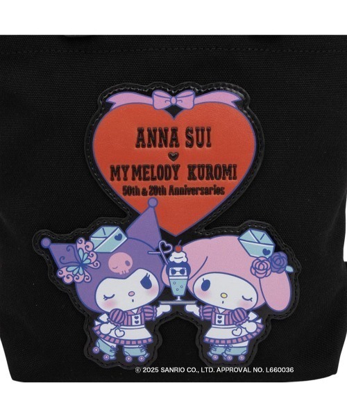 ANNA SUI(アナスイ)の「ANNA SUI × MY MELODY & KUROMI ミニショルダー(ショルダーバッグ・レディース・ブラック・FREE)」の7枚目の写真