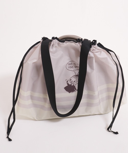 MOOMIN(ムーミン)の「MOOMIN ムーミン レインバッグカバー 2WAY リトルミイ ボーダー(エコバッグ/サブバッグ・レディース・ネイビー/ピンク・FREE)」の8枚目の写真