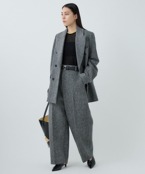 Chaos（カオス）の「Chaos(カオス)/ ハリストラウザーズ ◆セットアップ可◆（スラックス・レディース・グレー系その他/ブラウン系その他・36/38）」の4枚目の写真