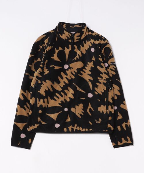ROXY(ロキシー)の「MOONRISING FLEECE /ロキシーフリーストップス(スウェット・レディース・カーキ/グリーン・SMALL/MEDIUM/LARGE)」の2枚目の写真