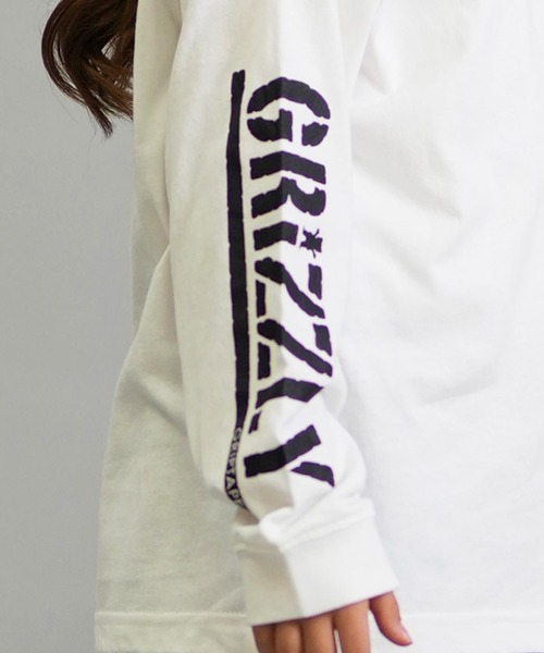 GRIZZLY（グリズリー）の「GRIZZLY/グリズリー キッズ ロンT 75251427（Tシャツ/カットソー・キッズ・ブラック/ホワイト・140cm/130cm/160cm/150cm）」の13枚目の写真