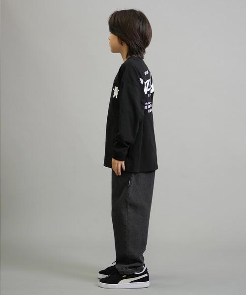 GRIZZLY（グリズリー）の「GRIZZLY/グリズリー キッズ ロンT 75251427（Tシャツ/カットソー・キッズ・ブラック/ホワイト・140cm/130cm/160cm/150cm）」の10枚目の写真
