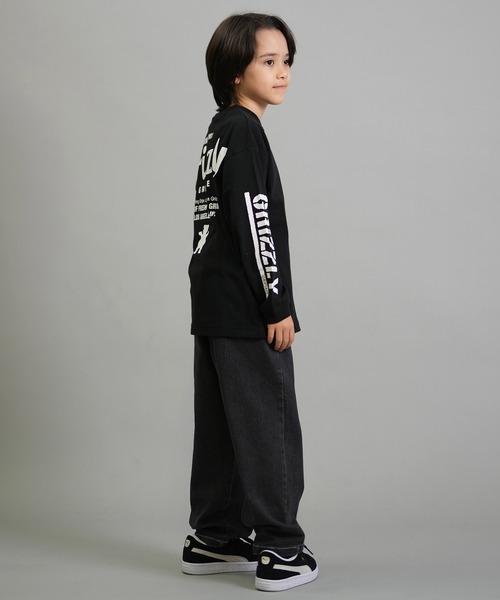 GRIZZLY（グリズリー）の「GRIZZLY/グリズリー キッズ ロンT 75251427（Tシャツ/カットソー・キッズ・ブラック/ホワイト・140cm/130cm/160cm/150cm）」の11枚目の写真