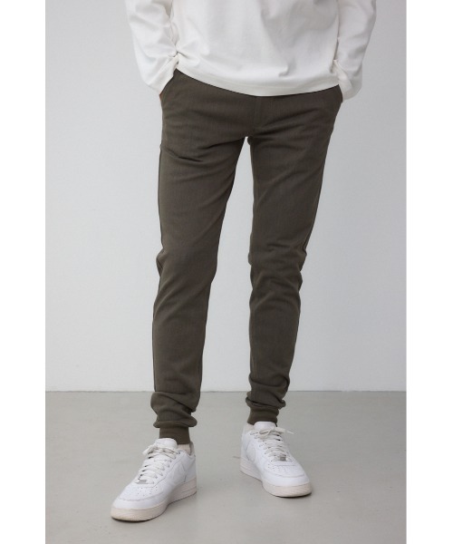 AZUL by moussy(アズールバイマウジー)の「【リピート率No.1】EASY ACTION SLIM JOGGER 2ND イージーアクションスリムジョガー(スウェットパンツ・メンズ・カーキ/杢グレー/ブラック/ライトベージュ・X-SMALL/SMALL/MEDIUM/LARGE/X-LARGE)」の4枚目の写真