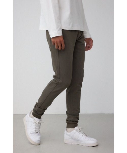 AZUL by moussy(アズールバイマウジー)の「【リピート率No.1】EASY ACTION SLIM JOGGER 2ND イージーアクションスリムジョガー(スウェットパンツ・メンズ・カーキ/杢グレー/ブラック/ライトベージュ・X-SMALL/SMALL/MEDIUM/LARGE/X-LARGE)」の14枚目の写真