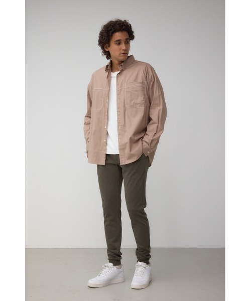 AZUL by moussy(アズールバイマウジー)の「【リピート率No.1】EASY ACTION SLIM JOGGER 2ND イージーアクションスリムジョガー(スウェットパンツ・メンズ・カーキ/杢グレー/ブラック/ライトベージュ・X-SMALL/SMALL/MEDIUM/LARGE/X-LARGE)」の15枚目の写真