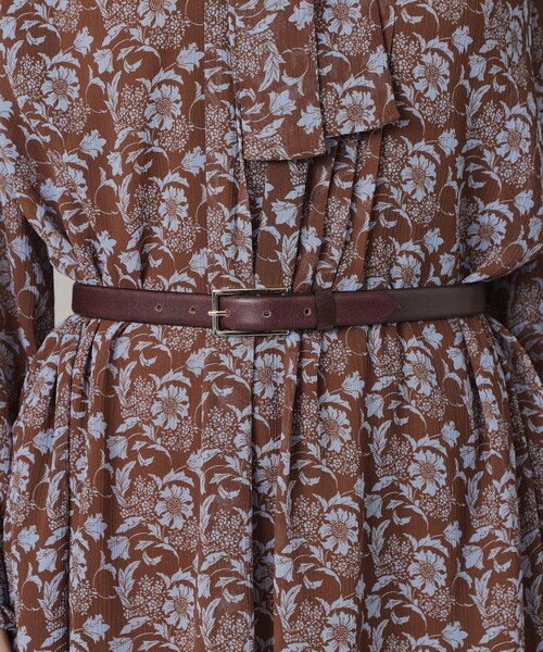 MACKINTOSH LONDON（マッキントッシュ ロンドン）の「オイルレザーアジャストベルト（ベルト・レディース・ブラック/ブラウン系その他4/ブラウン・FREE）」の5枚目の写真