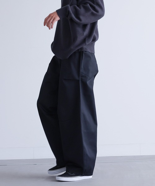 MDR(エムディアール)の「無地バレルレッグパンツ(その他パンツ・メンズ・ブラック・M/L)」の17枚目の写真