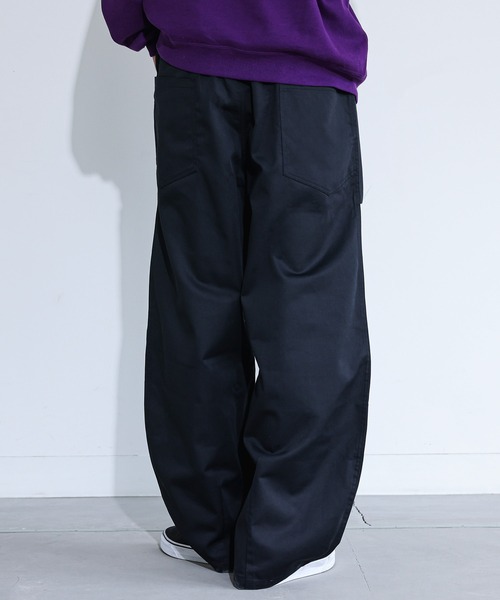 MDR(エムディアール)の「無地バレルレッグパンツ(その他パンツ・メンズ・ブラック・M/L)」の19枚目の写真