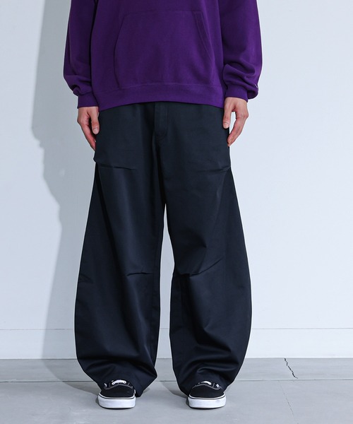 MDR(エムディアール)の「無地バレルレッグパンツ(その他パンツ・メンズ・ブラック・M/L)」の11枚目の写真