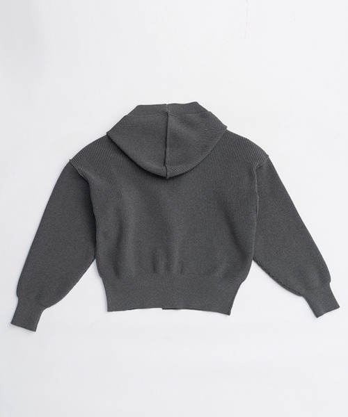 Pre-Order】フーディーニットカーディガン / Hoodie Knit Cardigan