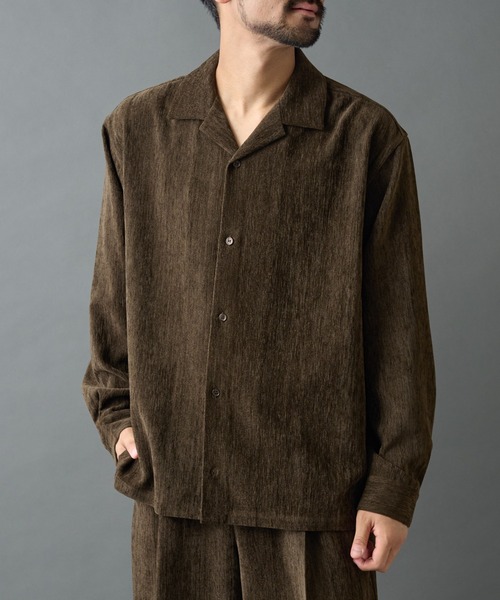 COLONY 2139(コロニートゥーワンスリーナイン)の「フェードモールシャツ(シャツ/ブラウス・メンズ・ブラウン/グレー/ブラック・LARGE/MEDIUM)」の3枚目の写真