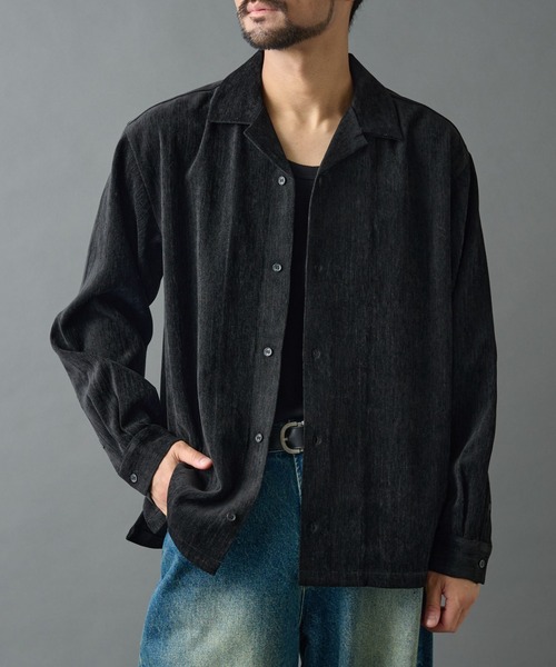 COLONY 2139(コロニートゥーワンスリーナイン)の「フェードモールシャツ(シャツ/ブラウス・メンズ・ブラウン/グレー/ブラック・LARGE/MEDIUM)」の2枚目の写真