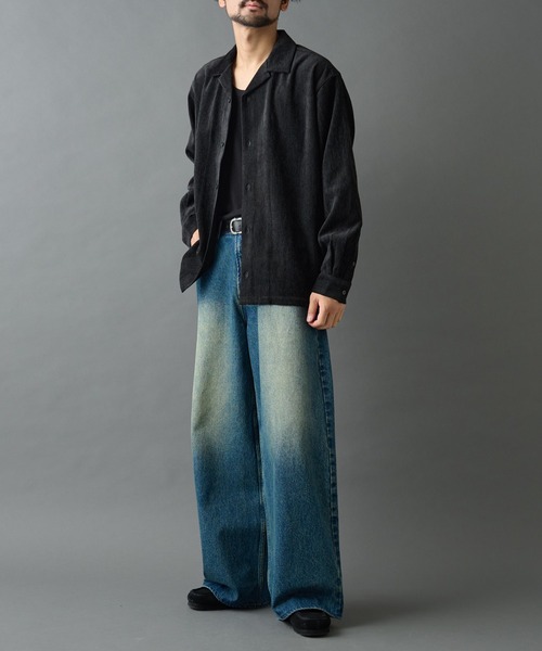 COLONY 2139(コロニートゥーワンスリーナイン)の「フェードモールシャツ(シャツ/ブラウス・メンズ・ブラウン/グレー/ブラック・LARGE/MEDIUM)」の17枚目の写真