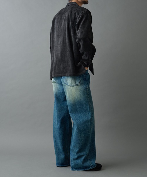 COLONY 2139(コロニートゥーワンスリーナイン)の「フェードモールシャツ(シャツ/ブラウス・メンズ・ブラウン/グレー/ブラック・LARGE/MEDIUM)」の19枚目の写真