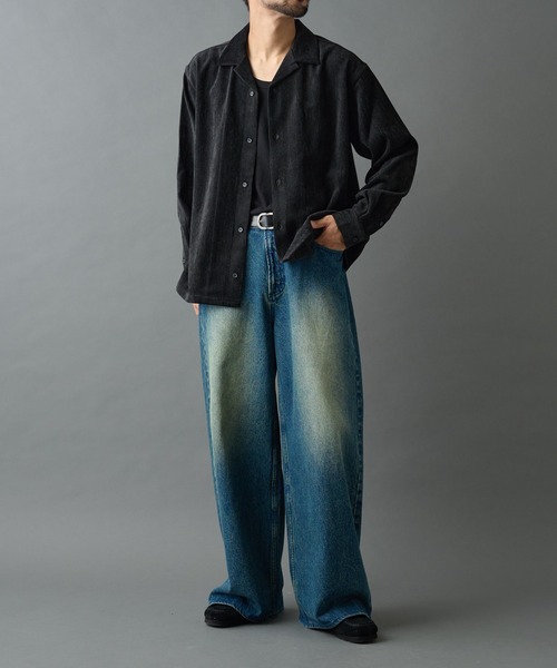 COLONY 2139(コロニートゥーワンスリーナイン)の「フェードモールシャツ(シャツ/ブラウス・メンズ・ブラウン/グレー/ブラック・LARGE/MEDIUM)」の16枚目の写真