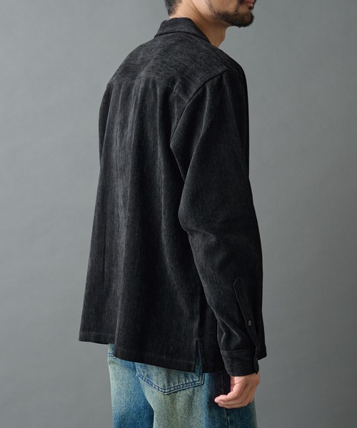 COLONY 2139(コロニートゥーワンスリーナイン)の「フェードモールシャツ(シャツ/ブラウス・メンズ・ブラウン/グレー/ブラック・LARGE/MEDIUM)」の6枚目の写真