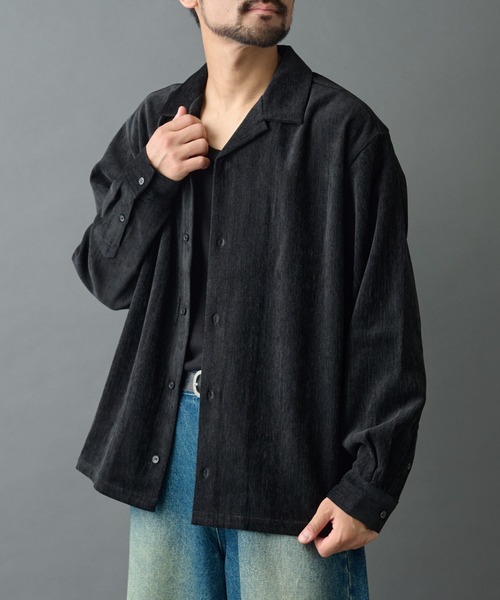 COLONY 2139(コロニートゥーワンスリーナイン)の「フェードモールシャツ(シャツ/ブラウス・メンズ・ブラウン/グレー/ブラック・LARGE/MEDIUM)」の4枚目の写真