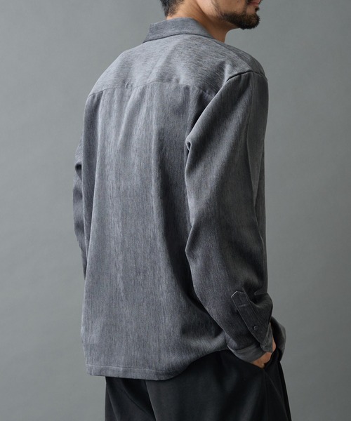 COLONY 2139(コロニートゥーワンスリーナイン)の「フェードモールシャツ(シャツ/ブラウス・メンズ・ブラウン/グレー/ブラック・LARGE/MEDIUM)」の10枚目の写真