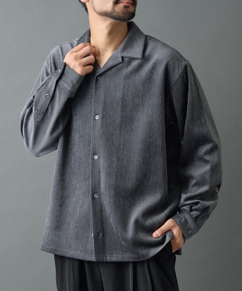 COLONY 2139(コロニートゥーワンスリーナイン)の「フェードモールシャツ(シャツ/ブラウス・メンズ・ブラウン/グレー/ブラック・LARGE/MEDIUM)」の11枚目の写真