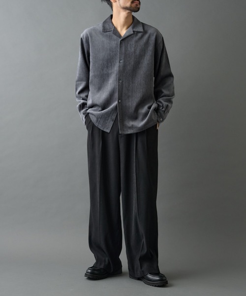 COLONY 2139(コロニートゥーワンスリーナイン)の「フェードモールシャツ(シャツ/ブラウス・メンズ・ブラウン/グレー/ブラック・LARGE/MEDIUM)」の20枚目の写真