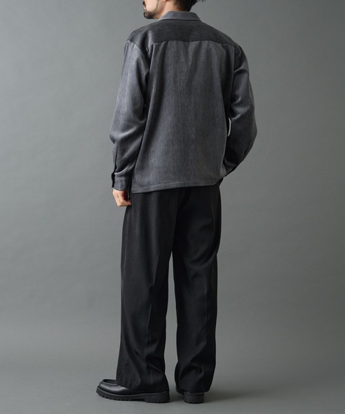 COLONY 2139(コロニートゥーワンスリーナイン)の「フェードモールシャツ(シャツ/ブラウス・メンズ・ブラウン/グレー/ブラック・LARGE/MEDIUM)」の21枚目の写真