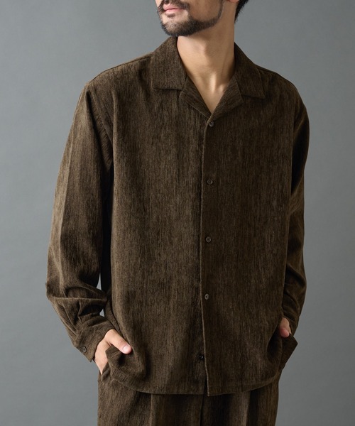 COLONY 2139(コロニートゥーワンスリーナイン)の「フェードモールシャツ(シャツ/ブラウス・メンズ・ブラウン/グレー/ブラック・LARGE/MEDIUM)」の15枚目の写真