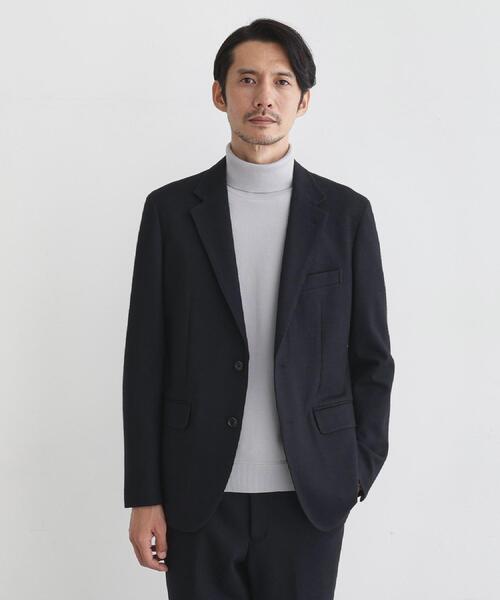 TAKEO KIKUCHI(タケオキクチ)の「【Sサイズ~】尾州織 ピンヘッドムリネ ジャケット(スーツジャケット・メンズ・ネイビー/ブルー系その他/グレー・02/03/04)」の1枚目の写真