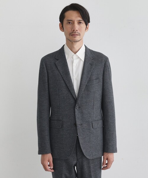 TAKEO KIKUCHI(タケオキクチ)の「【Sサイズ~】尾州織 ピンヘッドムリネ ジャケット(スーツジャケット・メンズ・ネイビー/ブルー系その他/グレー・02/03/04)」の6枚目の写真