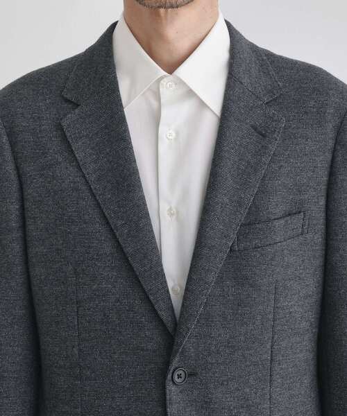 TAKEO KIKUCHI(タケオキクチ)の「【Sサイズ~】尾州織 ピンヘッドムリネ ジャケット(スーツジャケット・メンズ・ネイビー/ブルー系その他/グレー・02/03/04)」の9枚目の写真