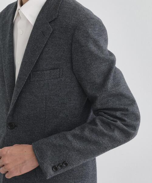 TAKEO KIKUCHI(タケオキクチ)の「【Sサイズ~】尾州織 ピンヘッドムリネ ジャケット(スーツジャケット・メンズ・ネイビー/ブルー系その他/グレー・02/03/04)」の10枚目の写真