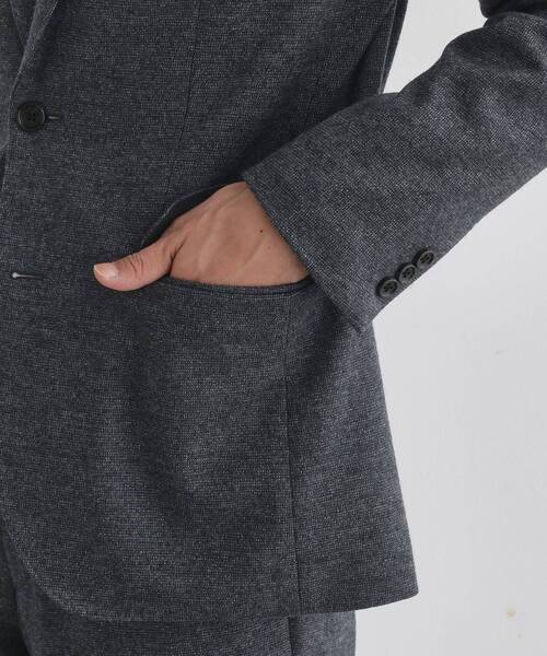 TAKEO KIKUCHI(タケオキクチ)の「【Sサイズ~】尾州織 ピンヘッドムリネ ジャケット(スーツジャケット・メンズ・ネイビー/ブルー系その他/グレー・02/03/04)」の11枚目の写真