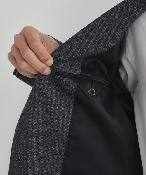 TAKEO KIKUCHI(タケオキクチ)の「【Sサイズ~】尾州織 ピンヘッドムリネ ジャケット(スーツジャケット・メンズ・ネイビー/ブルー系その他/グレー・02/03/04)」の14枚目の写真