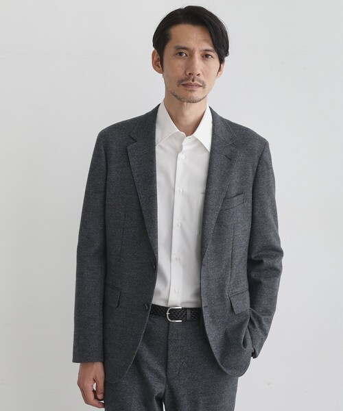 TAKEO KIKUCHI(タケオキクチ)の「【Sサイズ~】尾州織 ピンヘッドムリネ ジャケット(スーツジャケット・メンズ・ネイビー/ブルー系その他/グレー・02/03/04)」の18枚目の写真